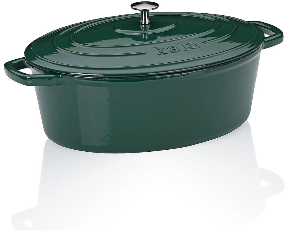 Kela Bräter Calido oval 33 cm, Grün