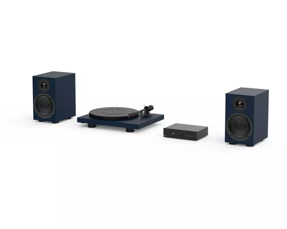 Pro-Ject Plattenspieler mit Bluetooth Colourful Audio Blau