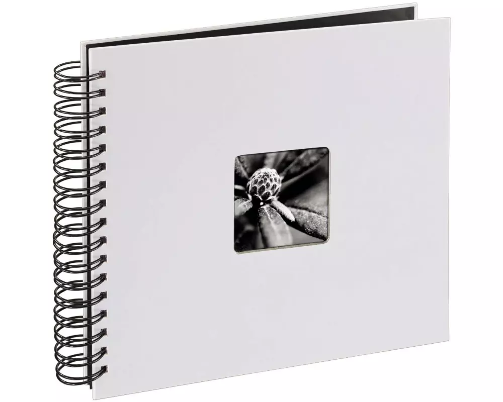 Hama Fotoalbum Fine Art 28 x 24 cm Kreide, 50 schwarze Seiten