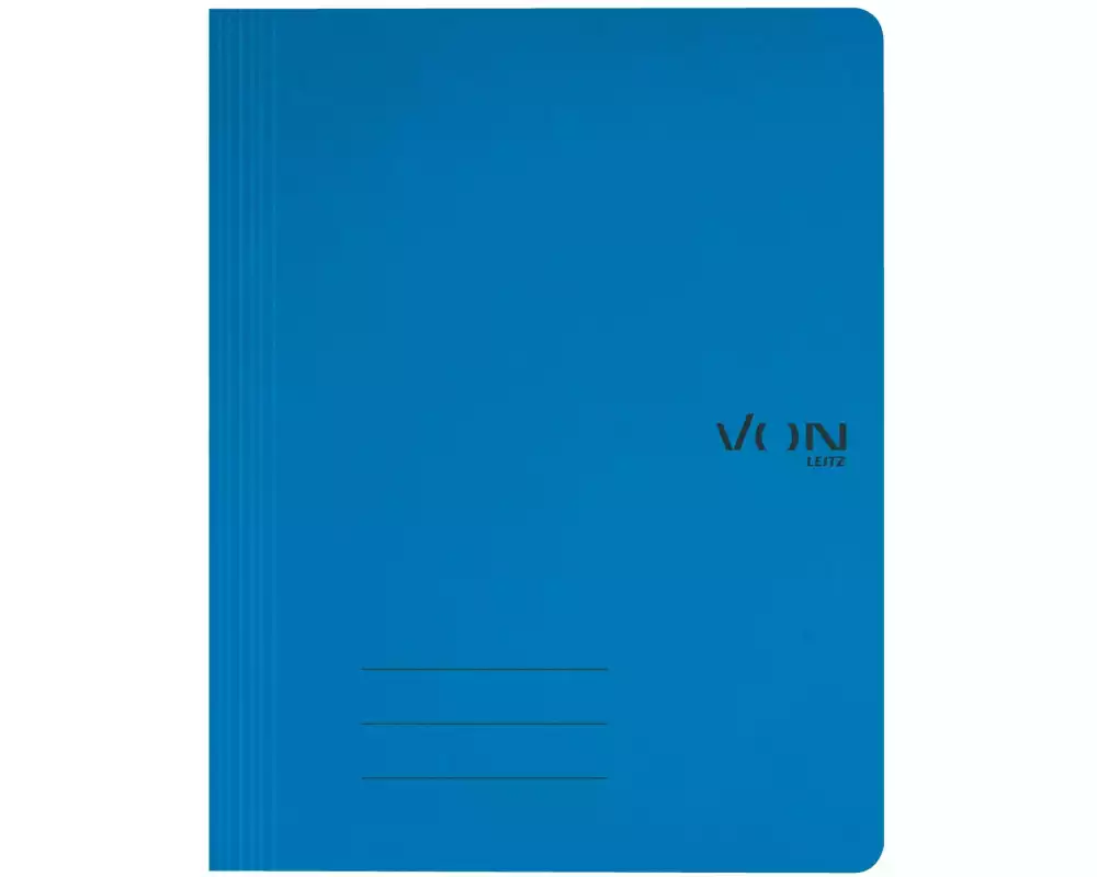 VON Schnellhefter mit Heftmechanik, Dunkelblau, 10 Stück