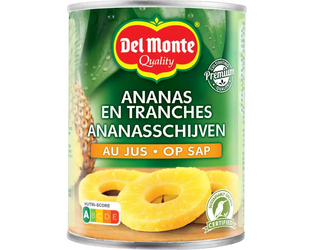 Del Monte Dose Ananas Scheiben in Ananassaft 350 g
