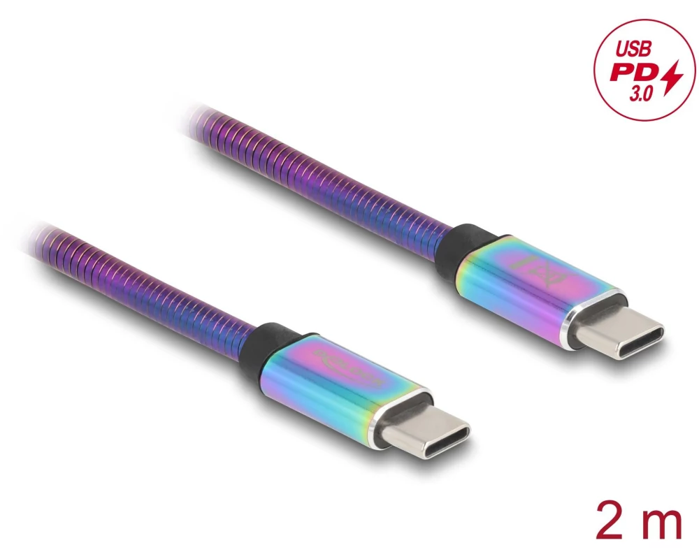 Delock USB 2.0 Kabel USB-C - USB-C 2 m