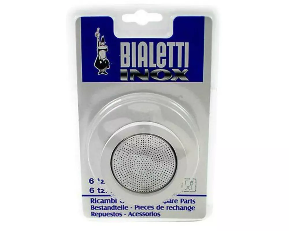 Bialetti Dichtung & Filterplatte Venus, Kitty, Musa, 1-2 Tassen