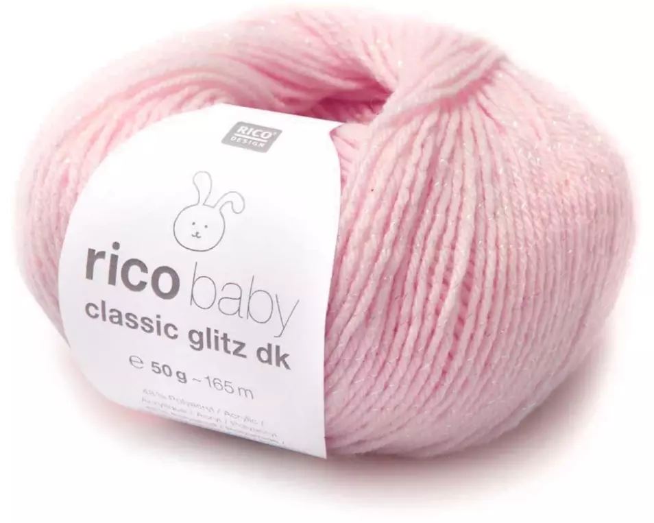 Rico Design Wolle Baby Classic Glitz dk 50 g Rosa