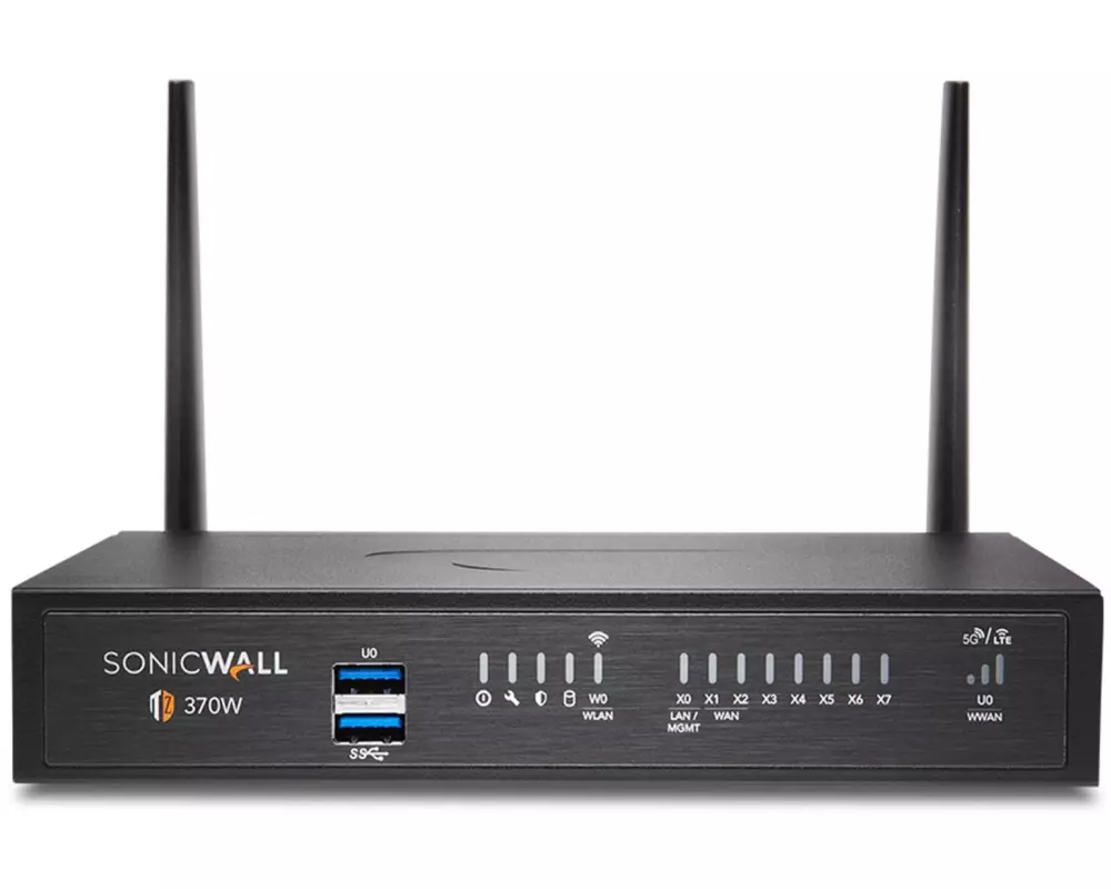 SonicWall Firewall TZ-370W TotalSecure Essential Appliance,w/EPSS, 1yr