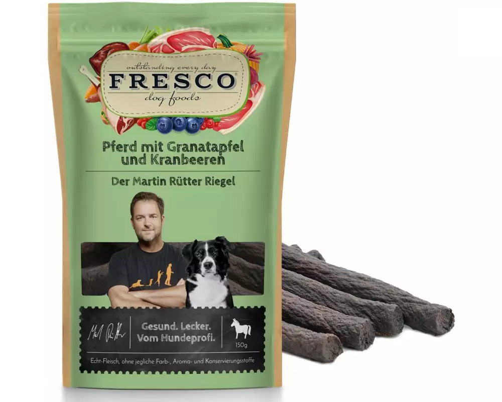FRESCO Martin Rütter Riegel Pferd, 100 g