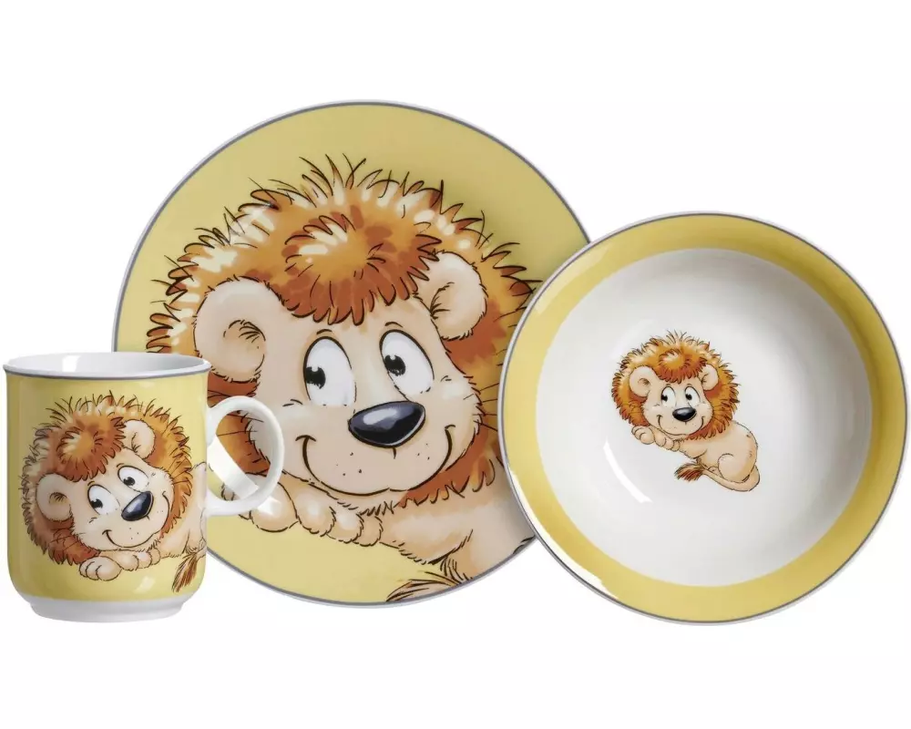 Ritzenhoff & Breker Kindergeschirrset Happy Zoo Leo 3-teilig