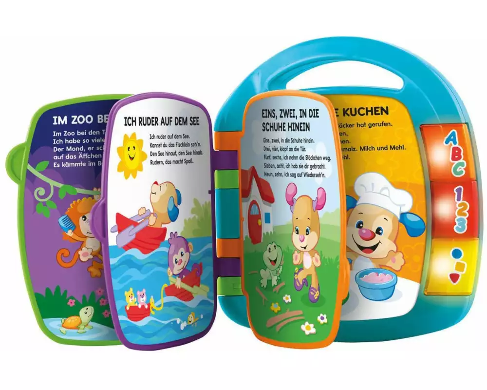 Fisher-Price Musikspielzeug Lernspass Liederbuch