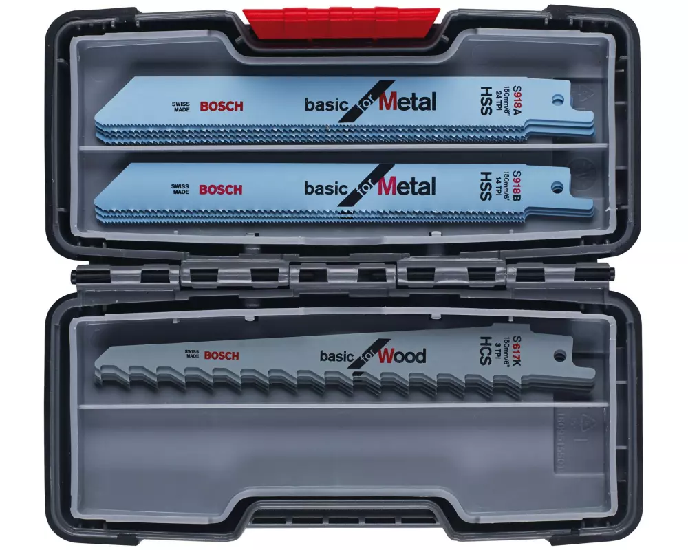 Bosch Professional Säbelsägeblätter-Set Wood & Metal, 15-teilig