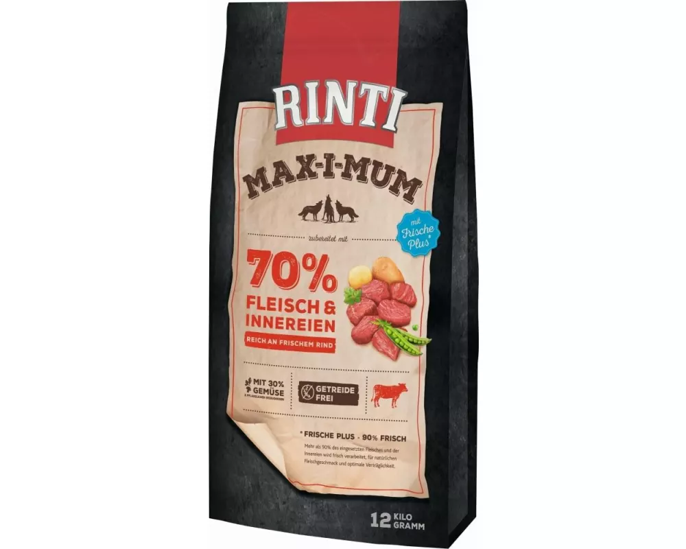 Rinti Trockenfutter Max-i-mum Rind, 12 kg