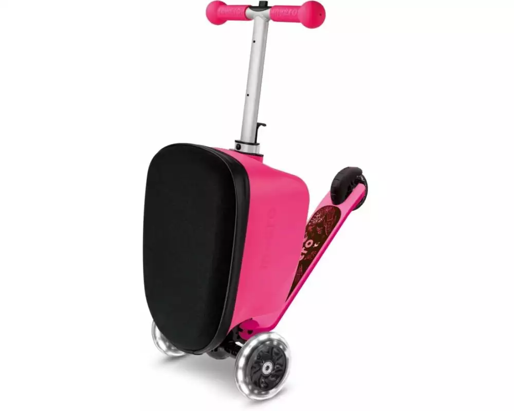 Micro Mobility Kickboard Micro Luggage Junior Patch & Play Pink