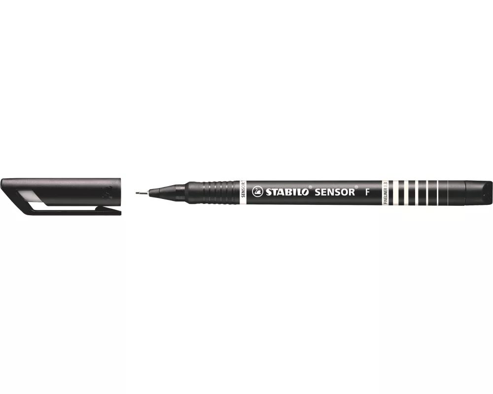 STABILO Fineliner SENSOR 189 Fein (F), Schwarz
