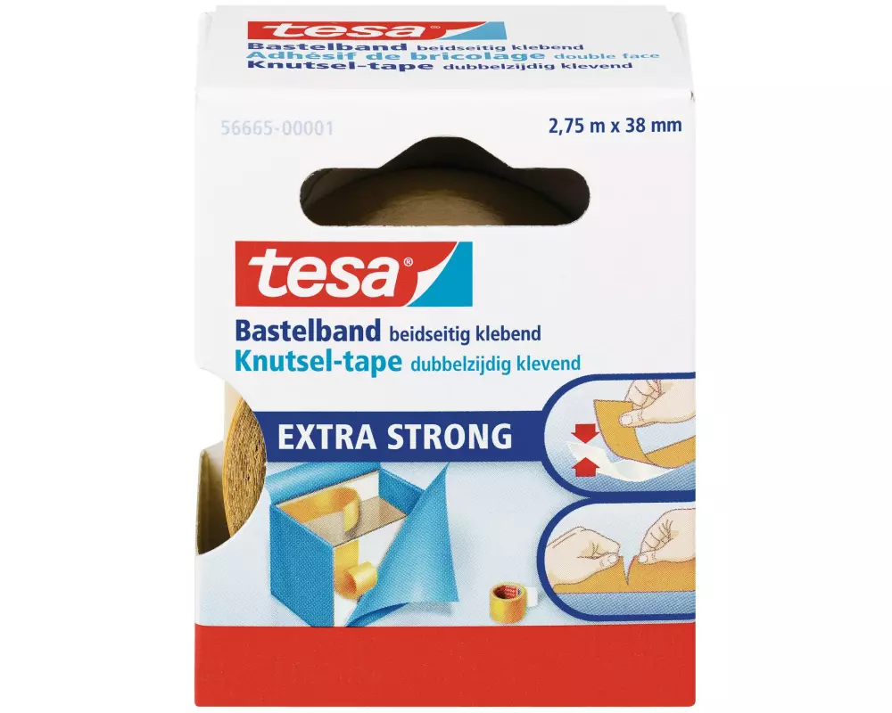 tesa Bastelkleber 38 mm x 2.75 m, Transparent