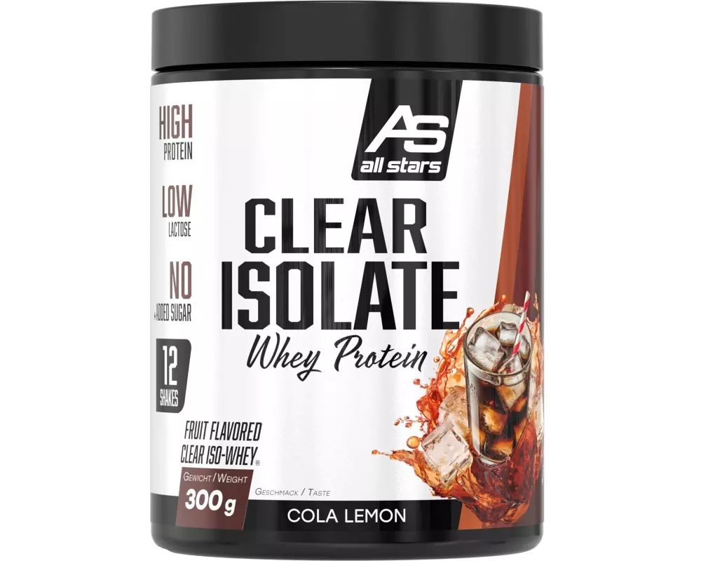 All Stars Clear Isolate Cola Lemon 300 g