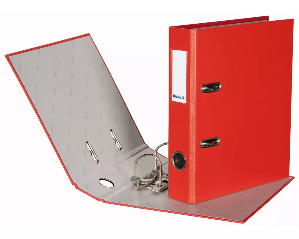 Biella Ordner Plasticolor A5 4 cm, Rot