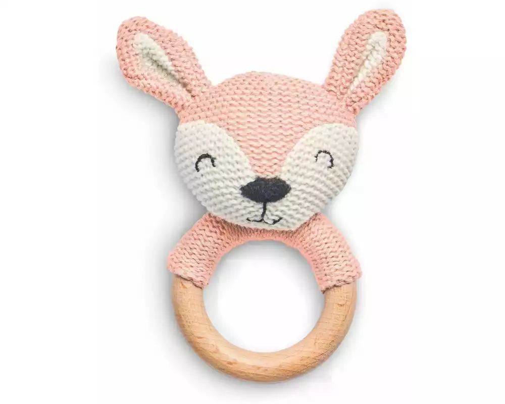 Jollein Beissring Elch Pale Pink