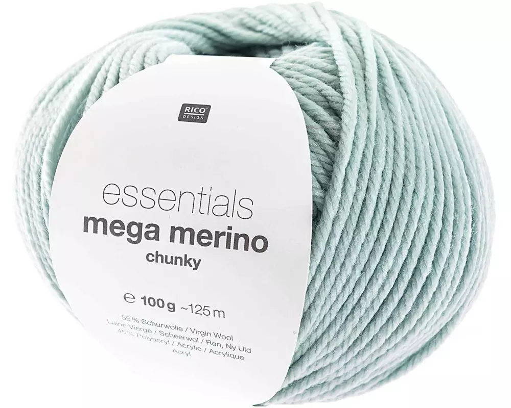 Rico Design Wolle Essentials Mega Wool chunky 100 g, Mint
