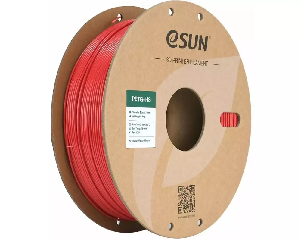 eSun Filament PETG+ HS Feuerrot 1.75 mm 1 kg