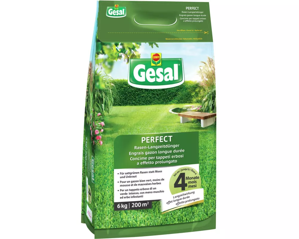 Gesal Rasen-Langzeitdünger PERFECT 6 kg