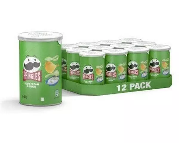 Pringles Chips Sour Cream & Onion 12 x 70 g