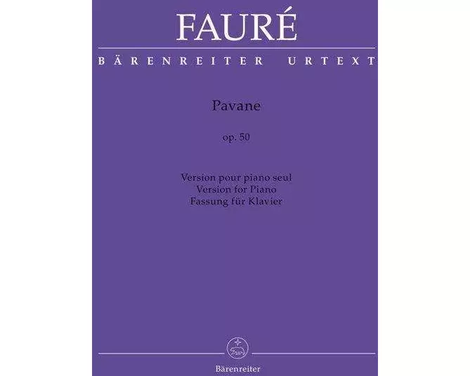 Pavane für Klavier op. 50