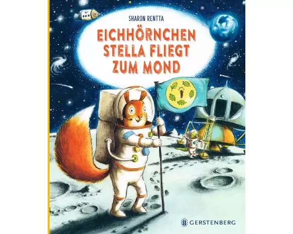 Eichhörnchen Stella fliegt zum Mond