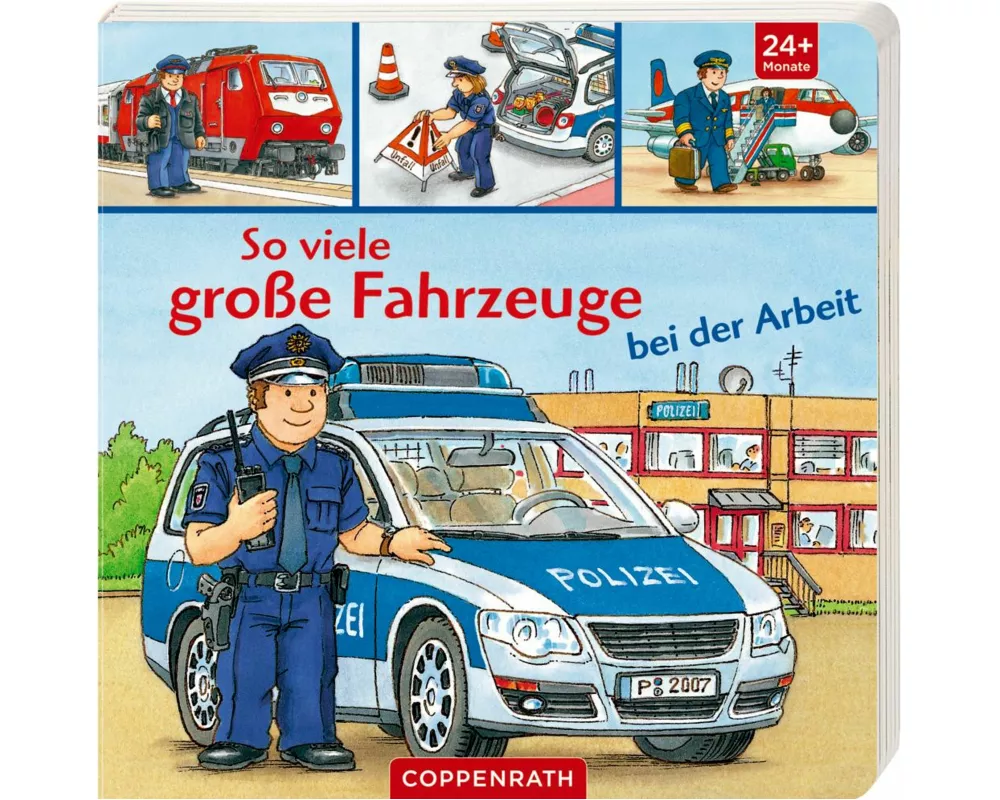 So viele große Fahrzeuge bei der Arbeit