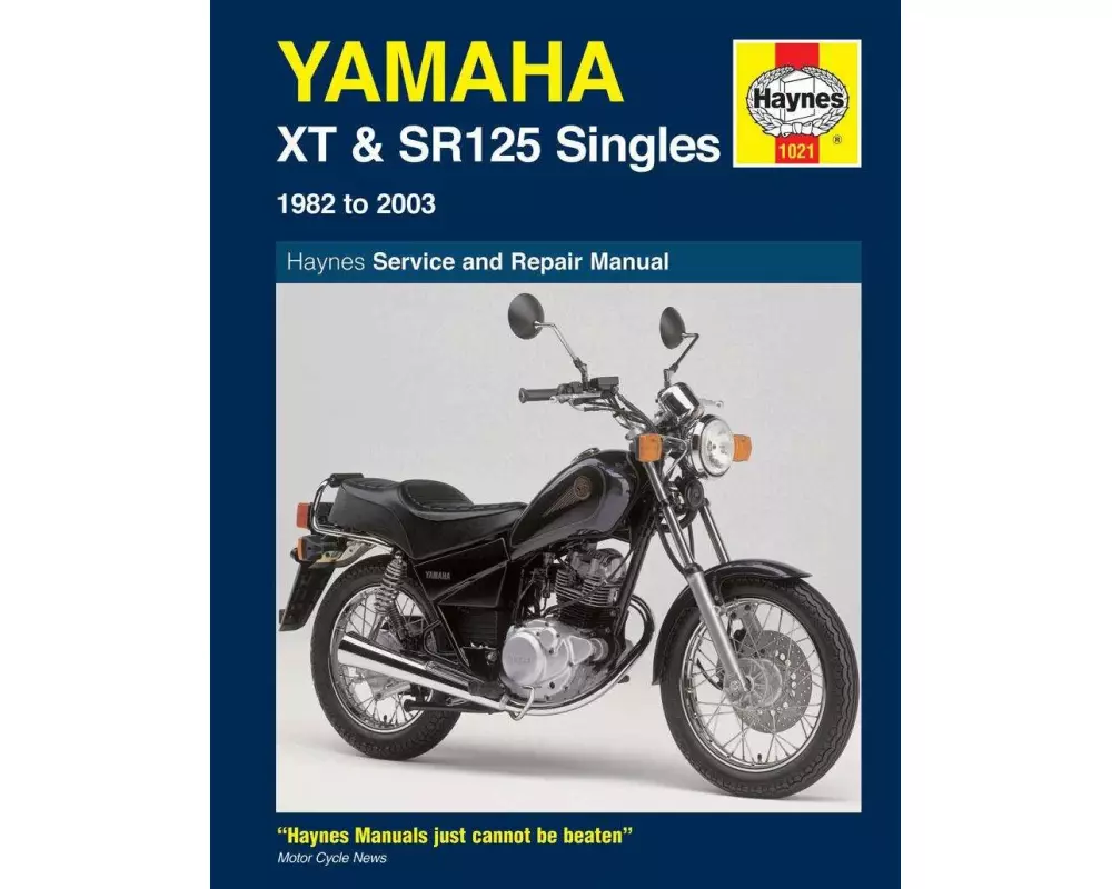 Yamaha XT & SR125 (82 - 03) Haynes Repair Manual