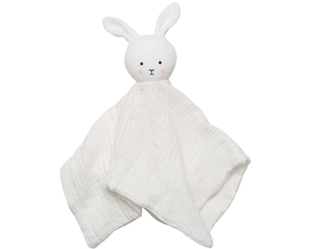 JABADABADO Kuscheldecke Hase 39x39cm S1014