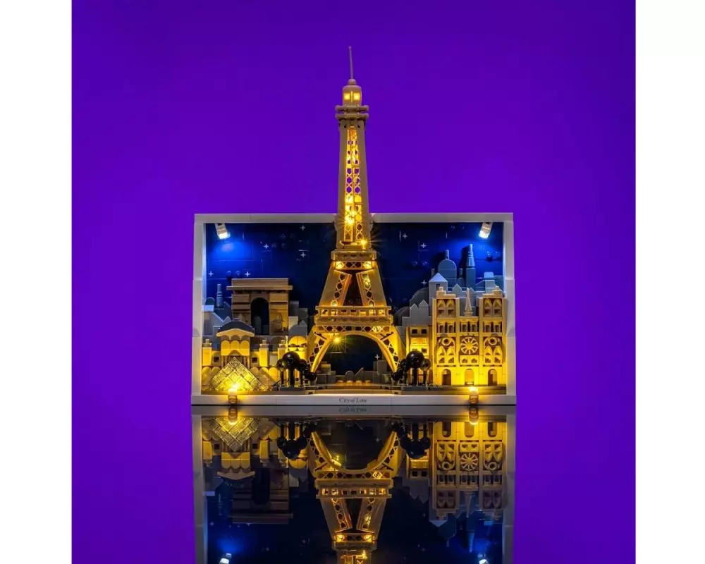 Light My Bricks LMB 2.0 LED Licht Set für LEGO 21064 Paris Stadt der Liebe