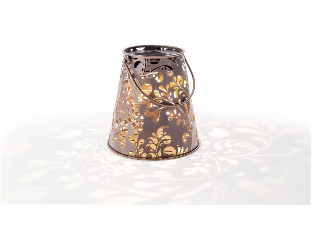 STT Laterne Solar Antic Romantic, Ø 15 x 16 cm, Violett