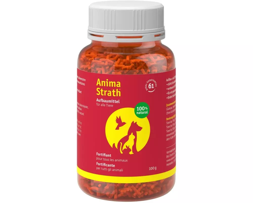 Anima Strath Hunde-Nahrungsergänzung Aufbaumittel Granulat, 100g