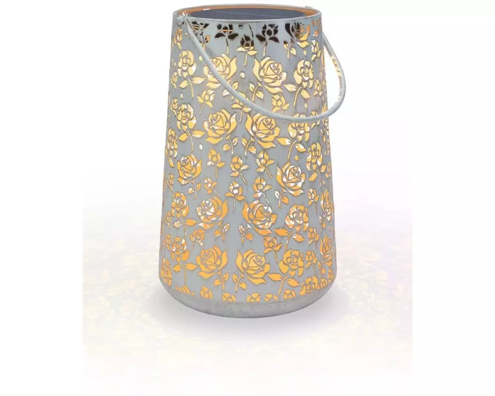 STT Laterne Solar Antic Baccara, 32.5 cm, White