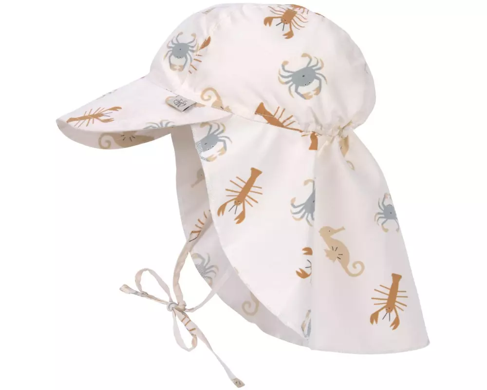 Lässig Sonnenhut Flap Sea Animals – Milky Gr. 46-49 cm