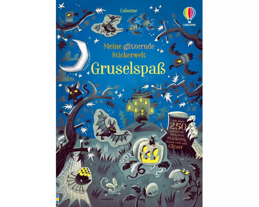 Meine glitzernde Stickerwelt: Gruselspaß