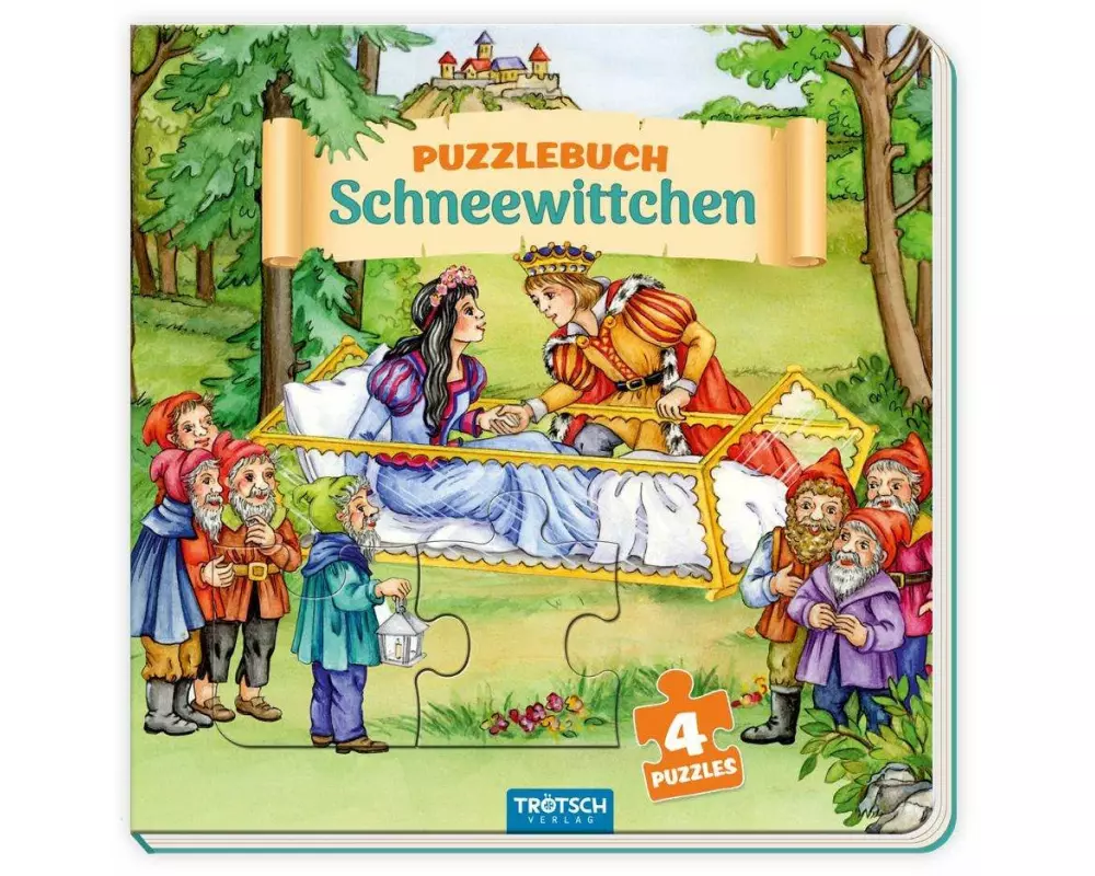 Trötsch Pappenbuch Puzzlebuch Schneewittchen