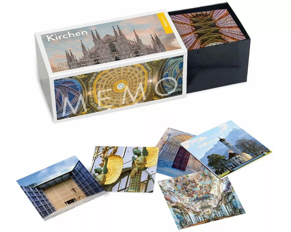 Kirchen. Memo I Churches. Matching Game