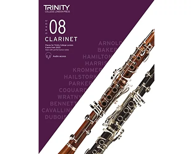 Trinity College London Clarinet Exam Pieces from 2023: Grade 8