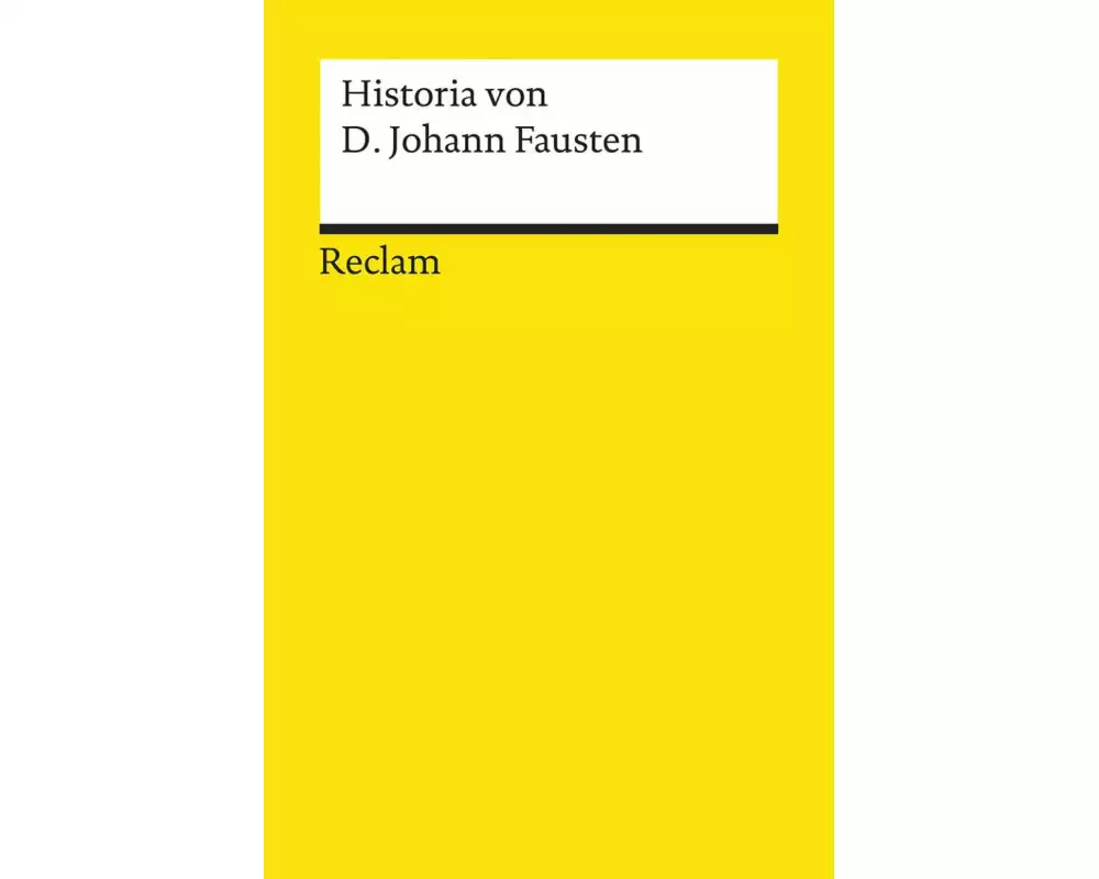 Historia von D. Johann Fausten