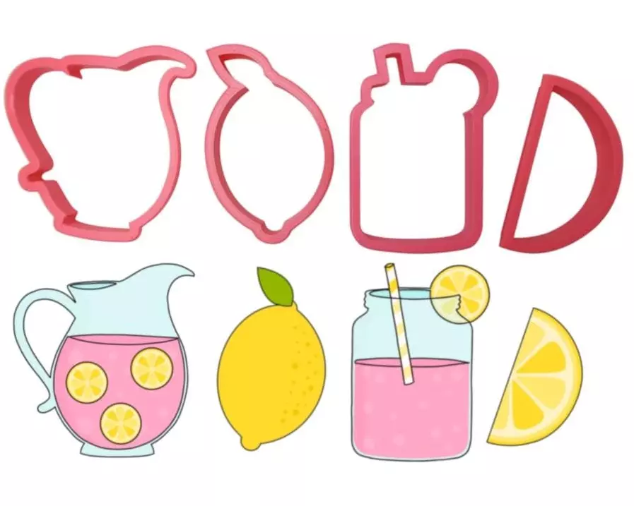 BackshopSchweiz Guetzli-Ausstecher Serie mit Zitrone und Limonade