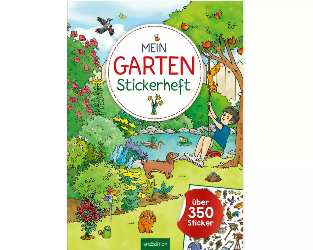 Mein Garten-Stickerheft