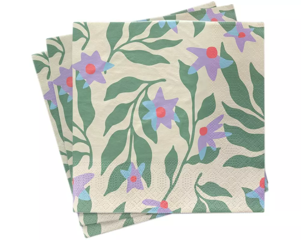Chic Mic Cocktailservietten Endless garden 33 cm x 33 cm, 1 Stück