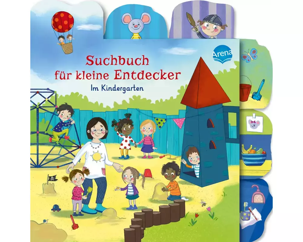 Suchbuch für kleine Entdecker. Im Kindergarten