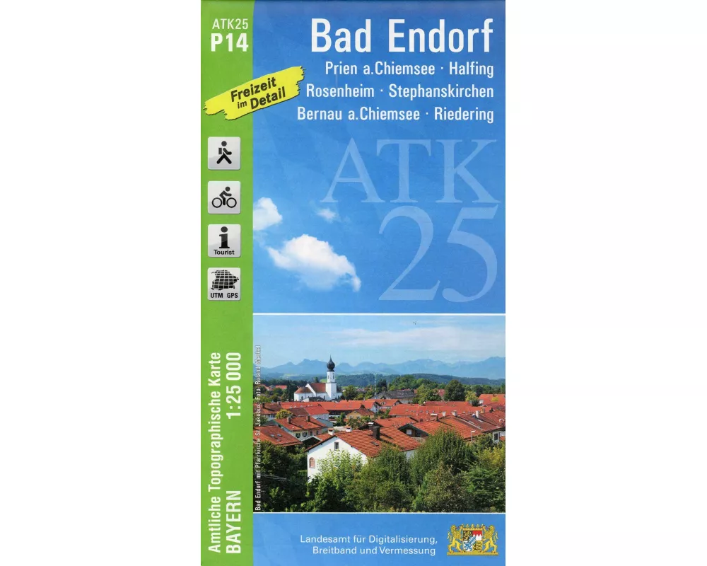 ATK25-P14 Bad Endorf (Amtliche Topographische Karte 1:25000)