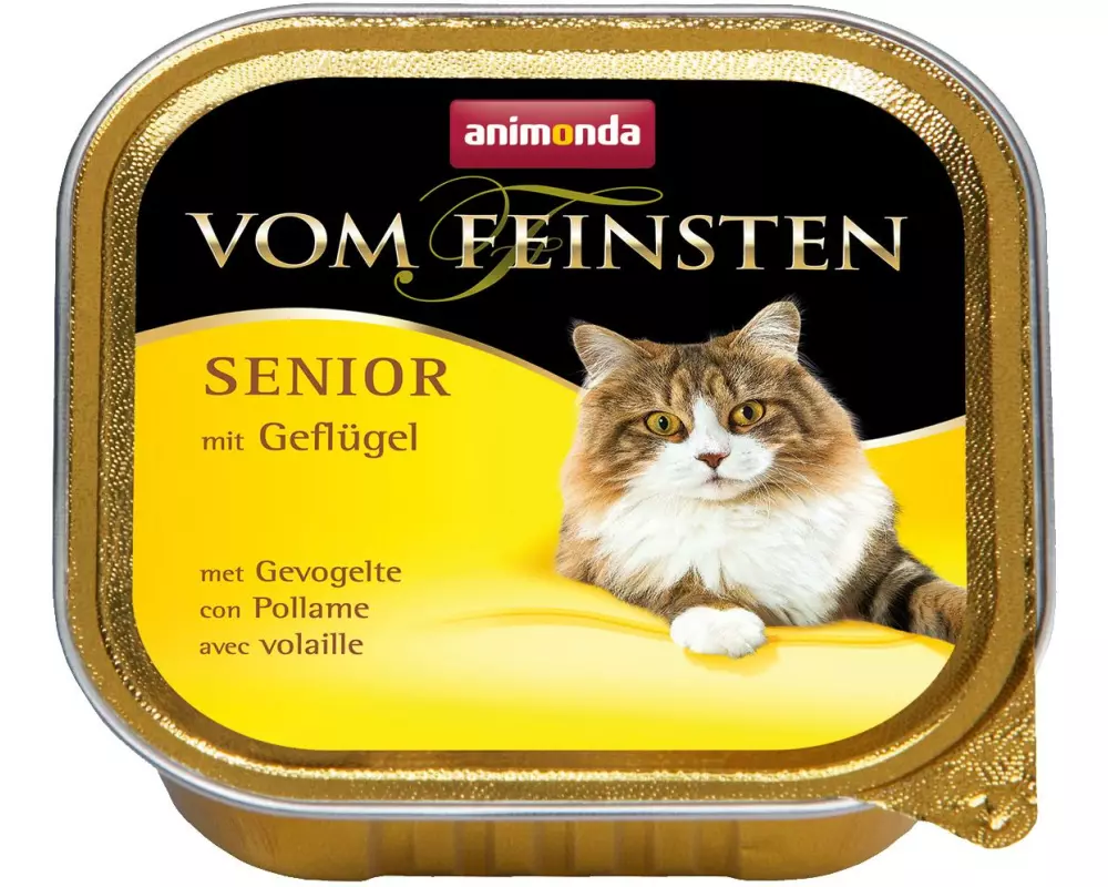 animonda Nassfutter Vom Feinsten Senior Geflügel, 100 g