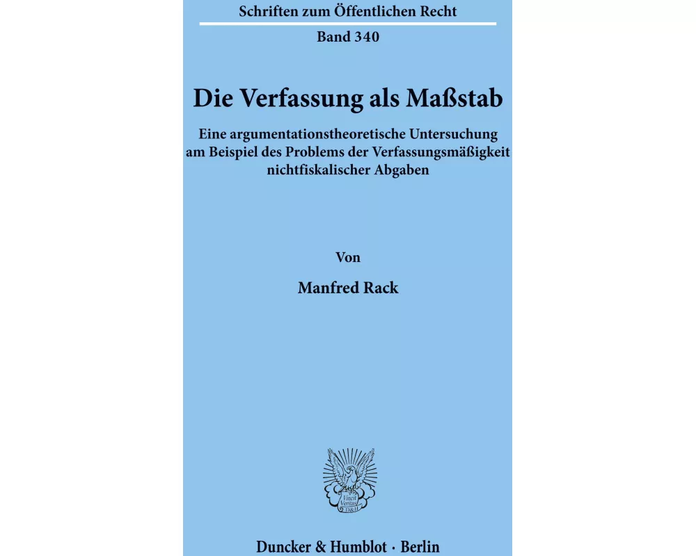 Die Verfassung als Maßstab