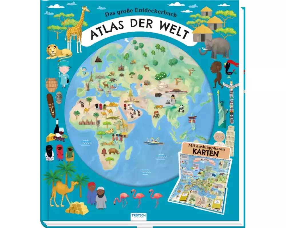 Trötsch Kinderatlas Das große Entdeckerbuch Atlas der Welt