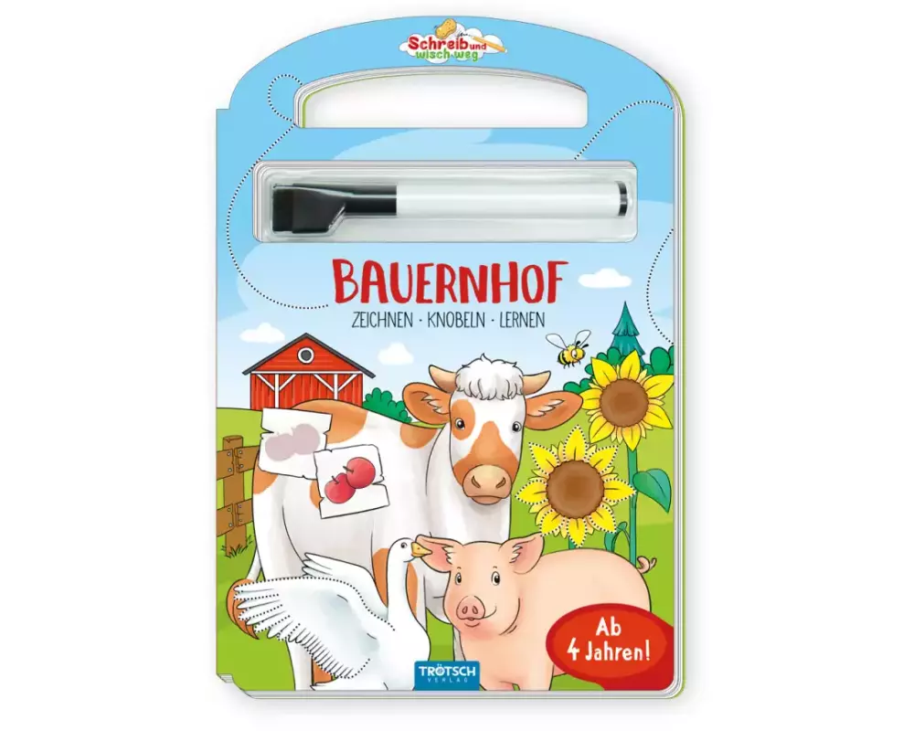 Trötsch Pappenbuch Schreib und wisch weg Pappenbuch Bauernhof