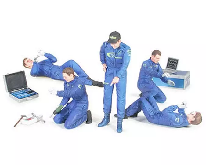 Tamiya Bausatz Rally Mechaniker Figurenset 1:24