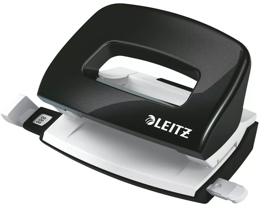 Leitz Locher NeXXt WOW Mini 10 Blatt, Schwarz